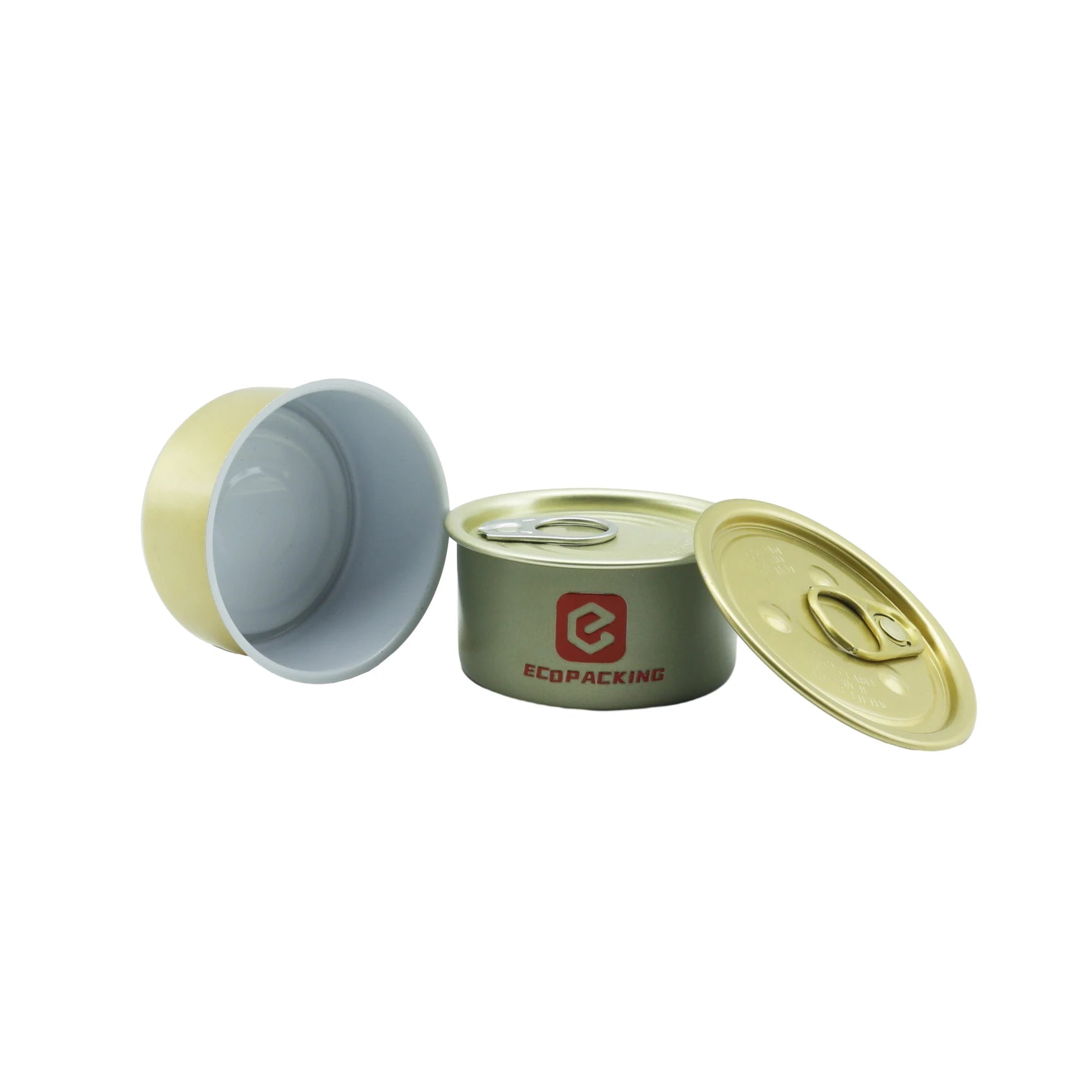 Wholesale Round Empty Tuna Meat Metal Tinplate Tin Can with Lid for Food Canning C888 - 图片 5