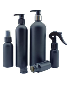 Matte Black 30ml 50ml 100ml 120ml 150ml Aluminum Trigger Spray Bottle Cosmetic Fine Mist Spray Lotion Pump Bottles