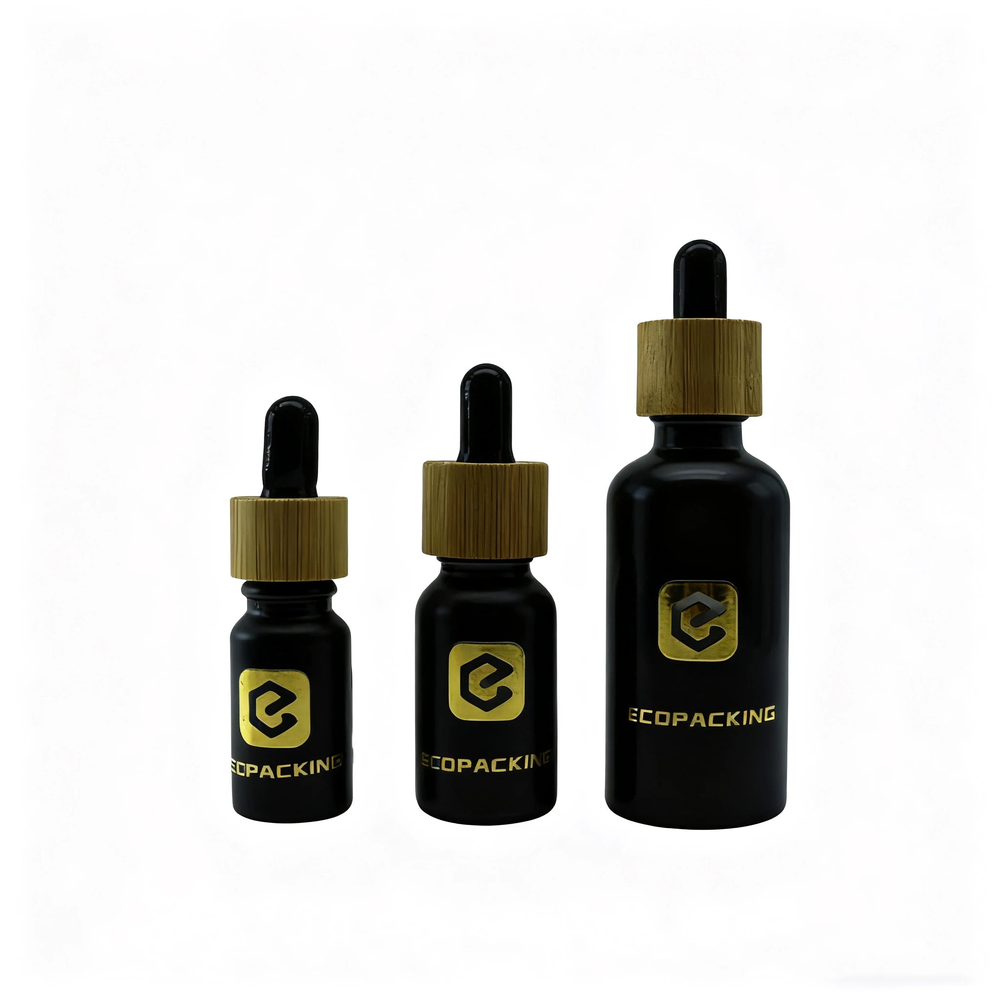 Wholesale Luxury Perfume Oil Dropper Bottle Custom Black Green Round Glass 1oz 2oz 100ml Empty Essential Oil Bottle - 图片 4