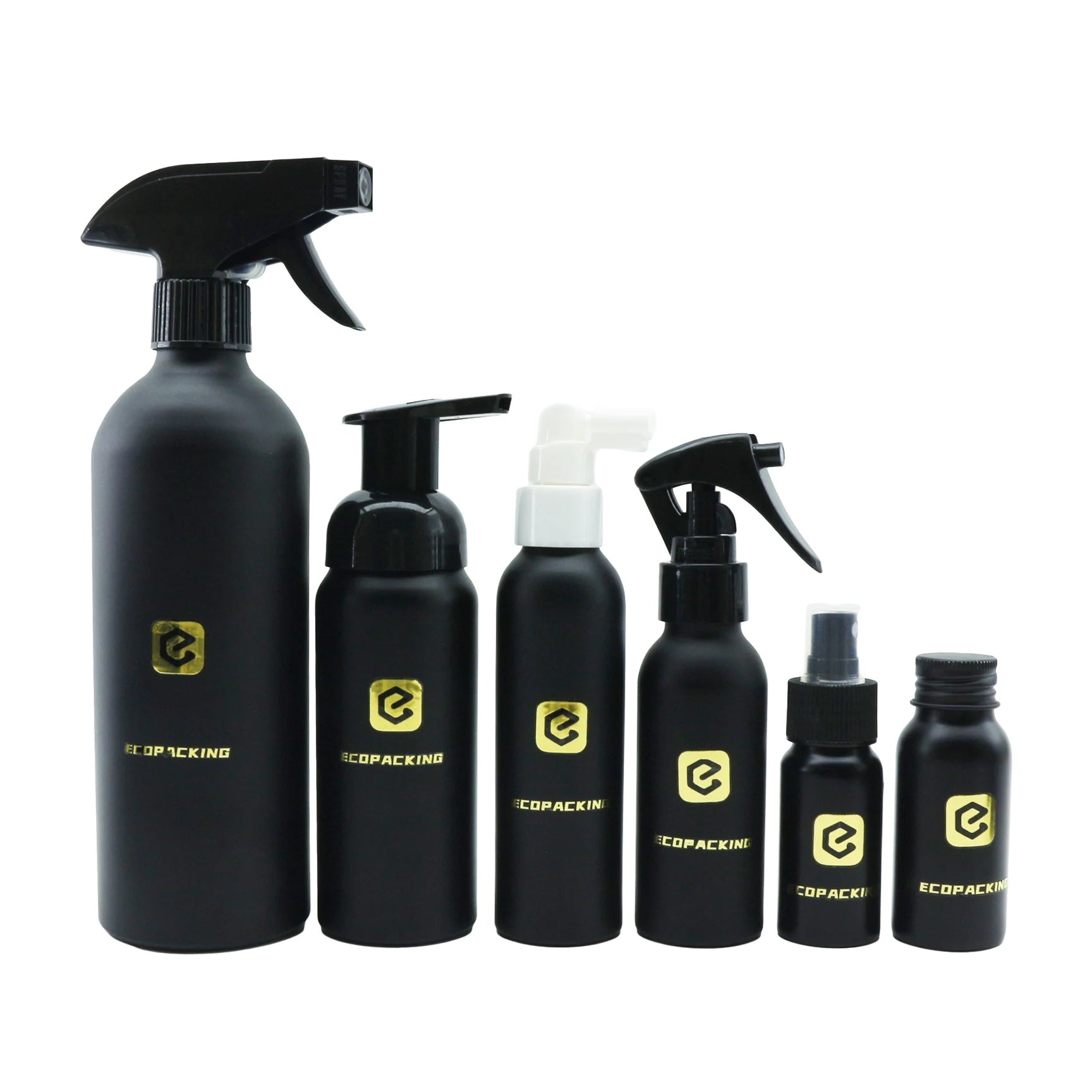 Silver 30ml 50ml 100ml 250ml 300ml 500ml 1 Liter Cosmetic Oil Aluminum Bottle for Essential Oil Shampoo Lotion Packaging - 图片 6