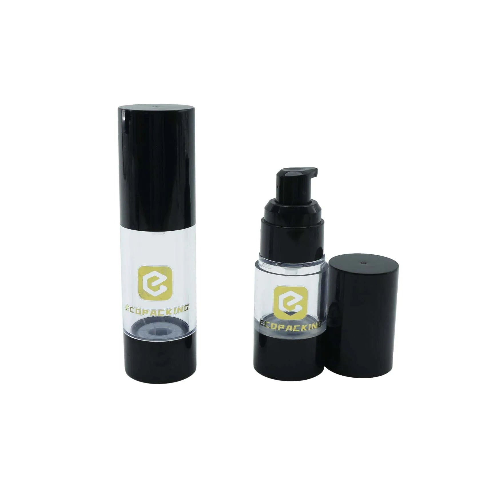 30ml 50ml 80ml 100ml 120ml Airless Screw Cap Pump Bottle Plastic PCR Lotion Airless Bottles for Baby Face Cream Hair Gel - 图片 6