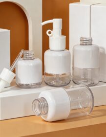 40ml 80ml 100ml BPA-Free PETG Plastic Cosmetic Bottles Lotion Pump Dropper for Face Mask False Eyelashes Travel Skincare 888J