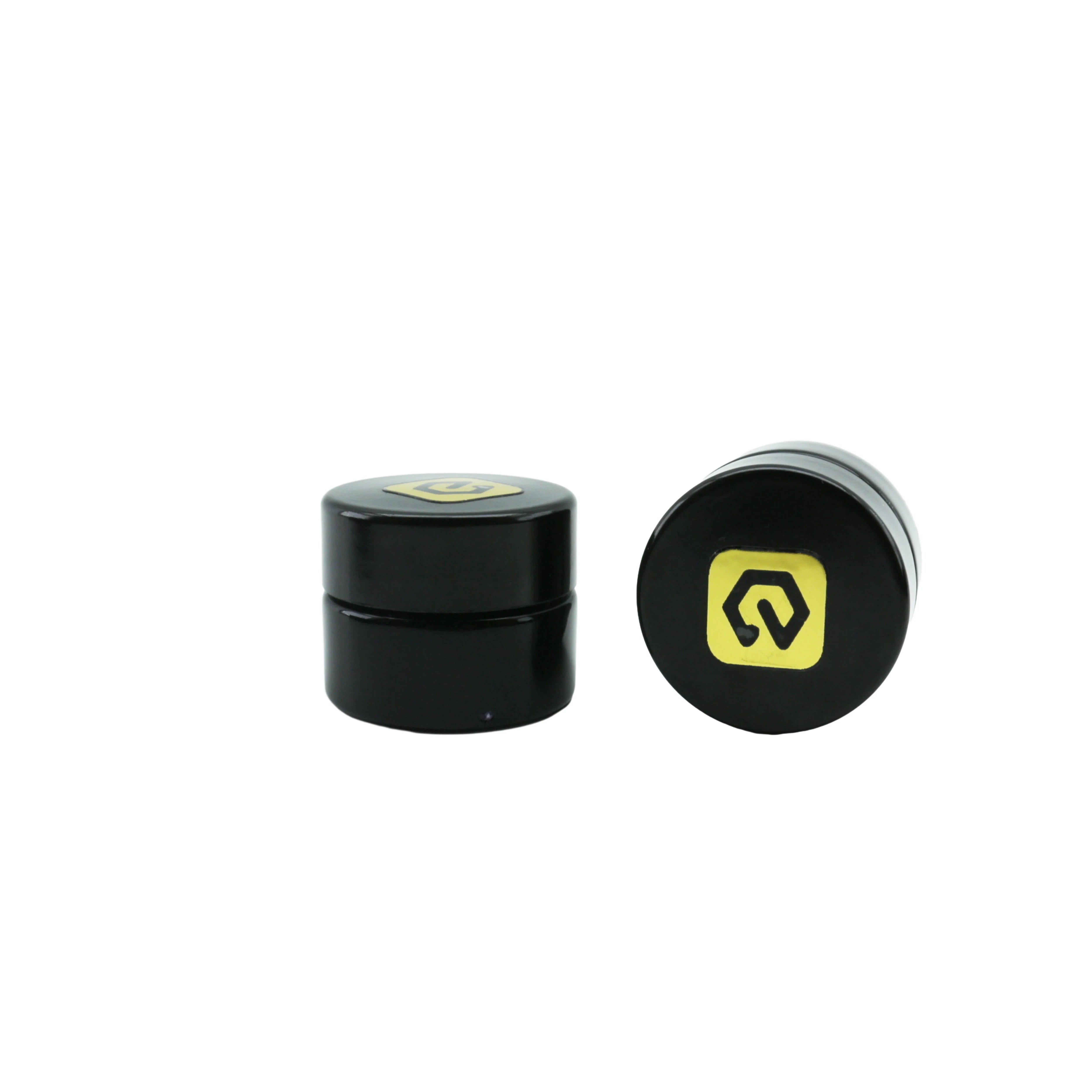 Luxury 30ml 30g 1oz in Stock Dark Violet Uv Black Glass Cosmetic Cream Body Butter Candle Jar with Lid for Skin Care - 图片 4