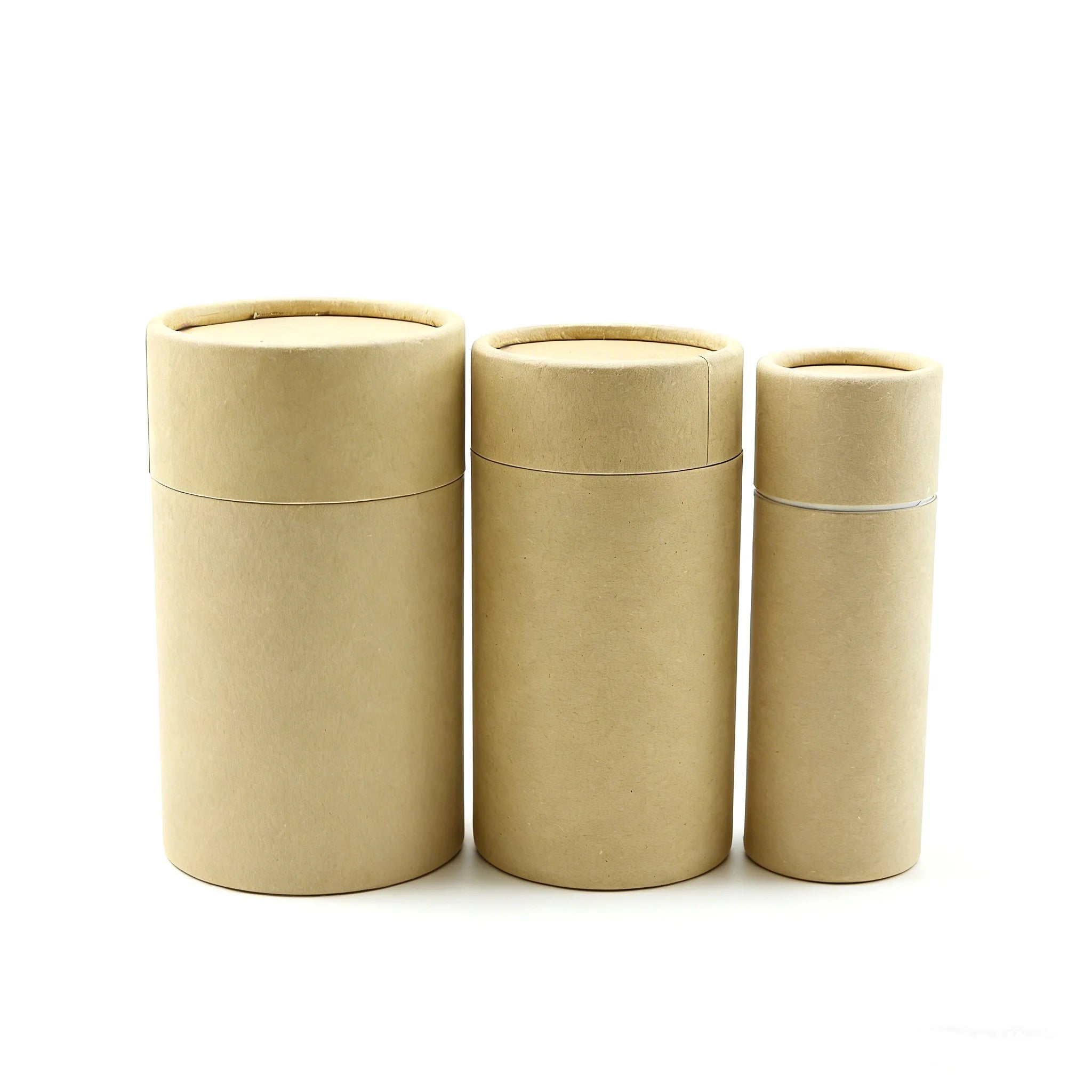 Food Grade Custom Tea Cosmetic Kraft Paper Tube Box Packaging Container