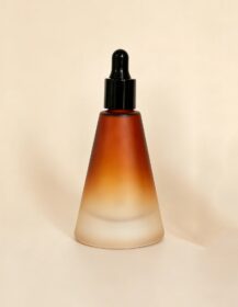 15ml Small Luxury Frosted Amber Glass Dropper Bottle for Essential Oil Cosmetic Serum Lotion Packaging