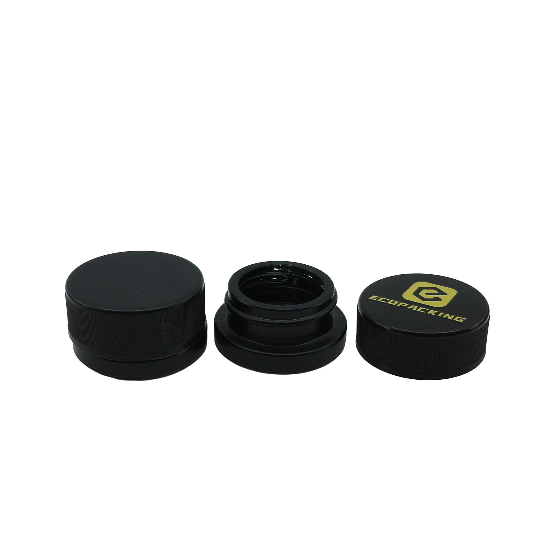 5ml Thick Black Glass Containers with Black Child Resistant Concentrate Jar with Lid for Lip Balm Cosmetics - 图片 4