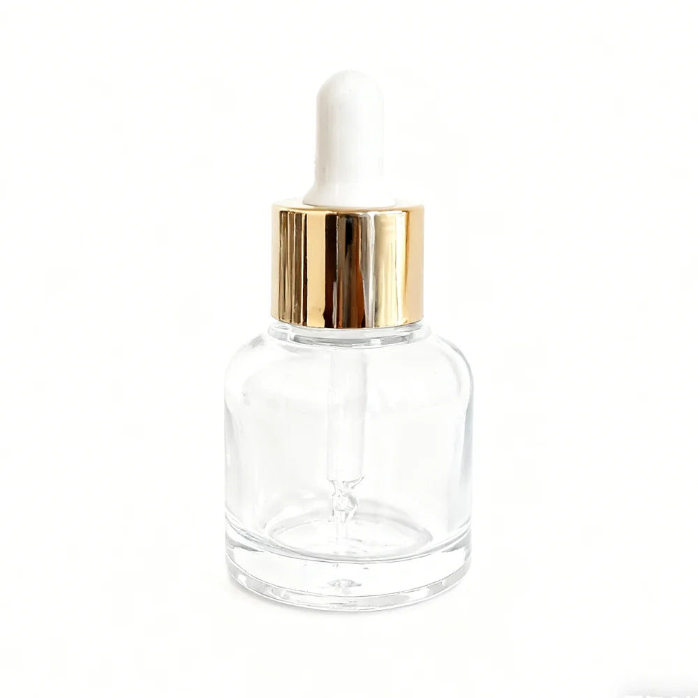 Cosmetic Perfume Glass Bottle Luxury Essential Oil 10ml 20ml 30ml 1oz Green Serum Glass Dropper Bottle for Cosmetics - 图片 6