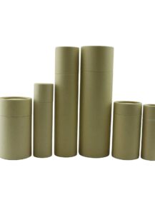 0.3oz Eco Friendly Kraft Cardboard Push up Paper Tube Packaging Cosmetic Container Round Shaped Lotion bar Packaging Lipstick