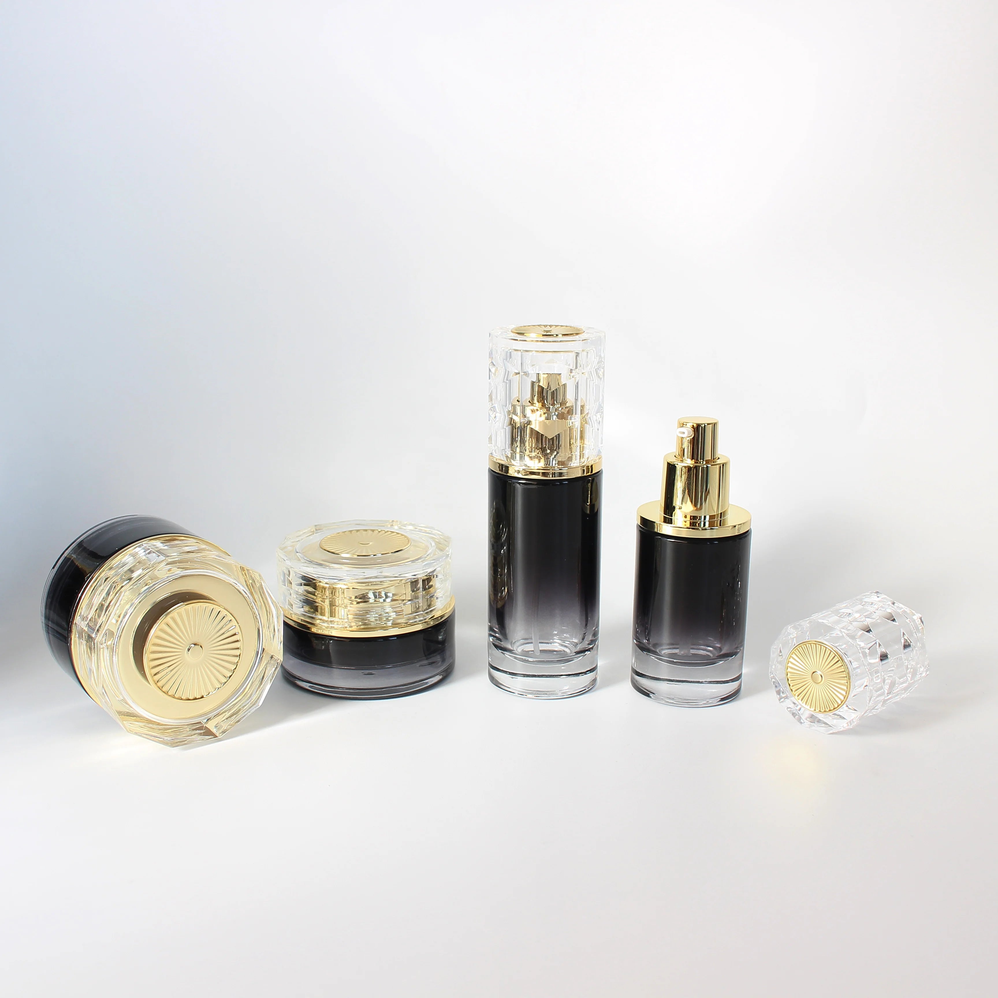 20ml 30ml 50ml 100ml 120ml Empty Custom Glass Bottle Jar for Essential Oil Hair Oil Lotion Serum Skin Care - 图片 4