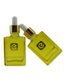 Cosmetics Beard Oil Essential Oil Bottle 30Ml Rectangle Glass Dropper Bottle Packaging Sets