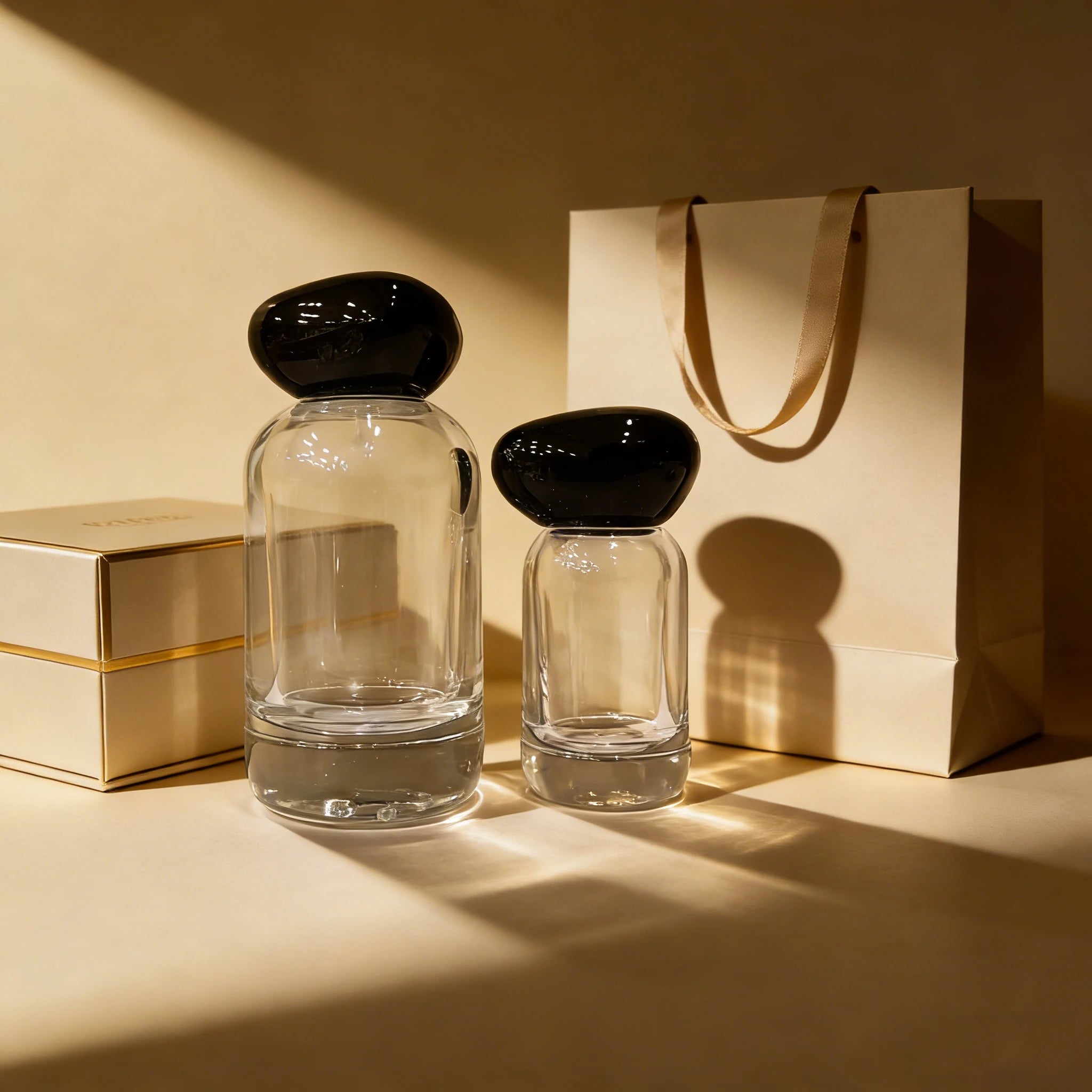 Luxury Thickened Base Perfume Bottle 30ml 50ml 100ml Empty Refillable Glass Fine Mist Spray Perfume Bottle - 图片 4