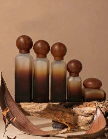 Cosmetic Packaging Set 40ml 100ml 120ml Luxury Glass Lotion Pump Bottle 50g Cream Jar Containers Skin Care Serum
