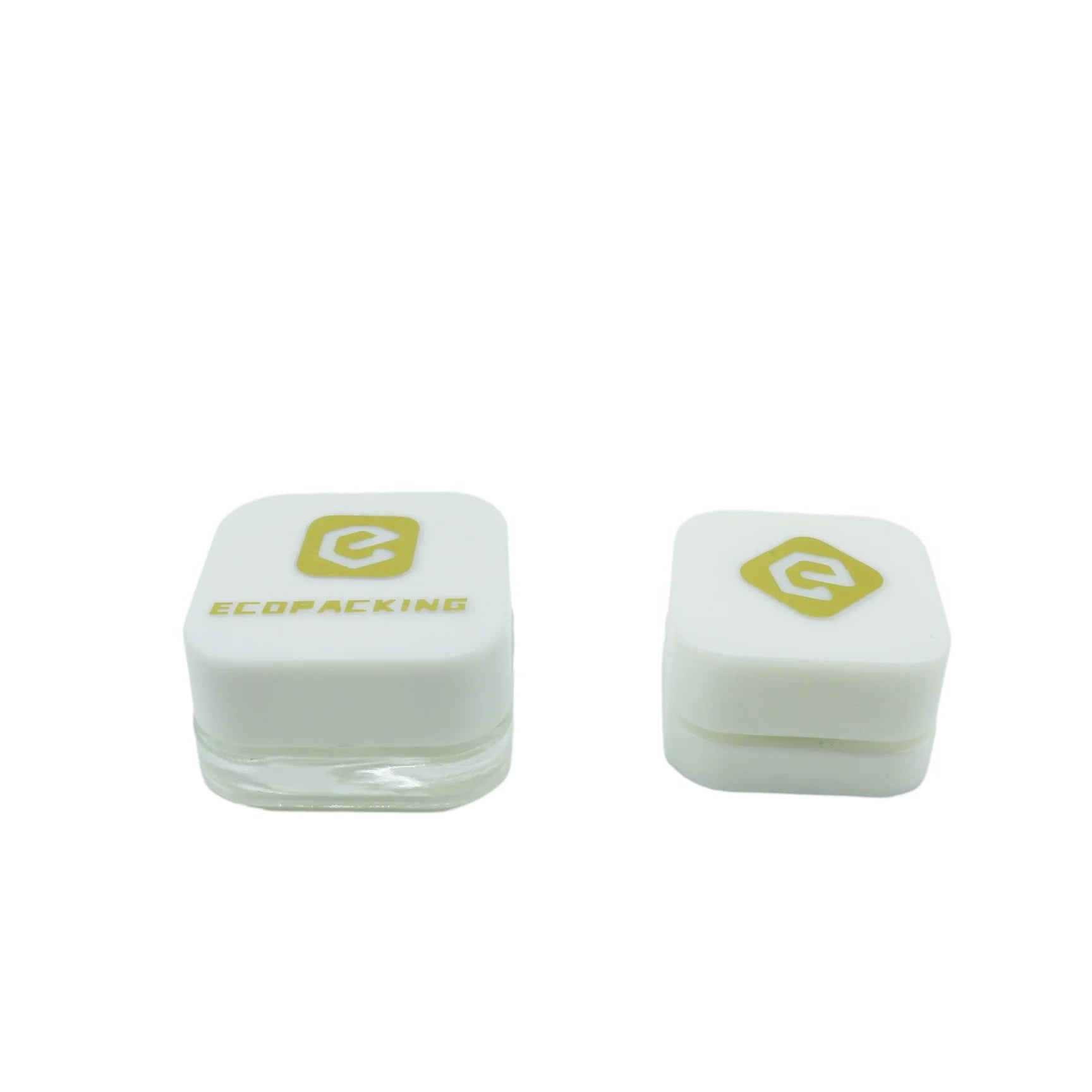 Wholesale 3ml 5ml 7ml 9ml Glass Black White Concentrate Jars With Childproof Lid - 图片 5