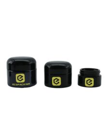 Hot Seller Mini Violet UV Glass Jar with Screw Cap for Face Cream & Skin Care Carton Packed