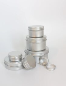 120ml 4OZ Hair Oil Aluminum Jars Empty Metal Aluminum Jar Spice Cosmetic Candle Candy Tins Box
