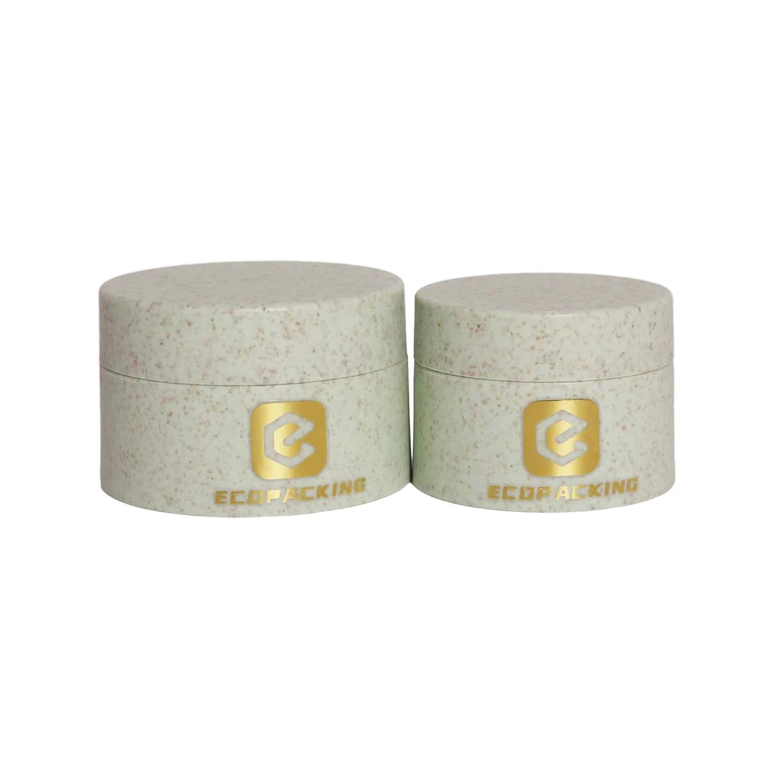Plastic Cosmetic Packaging 10g 20g 30g 50g 100g 150g 200g 250g Wheat Straw Plastic Cream Jars - 图片 2
