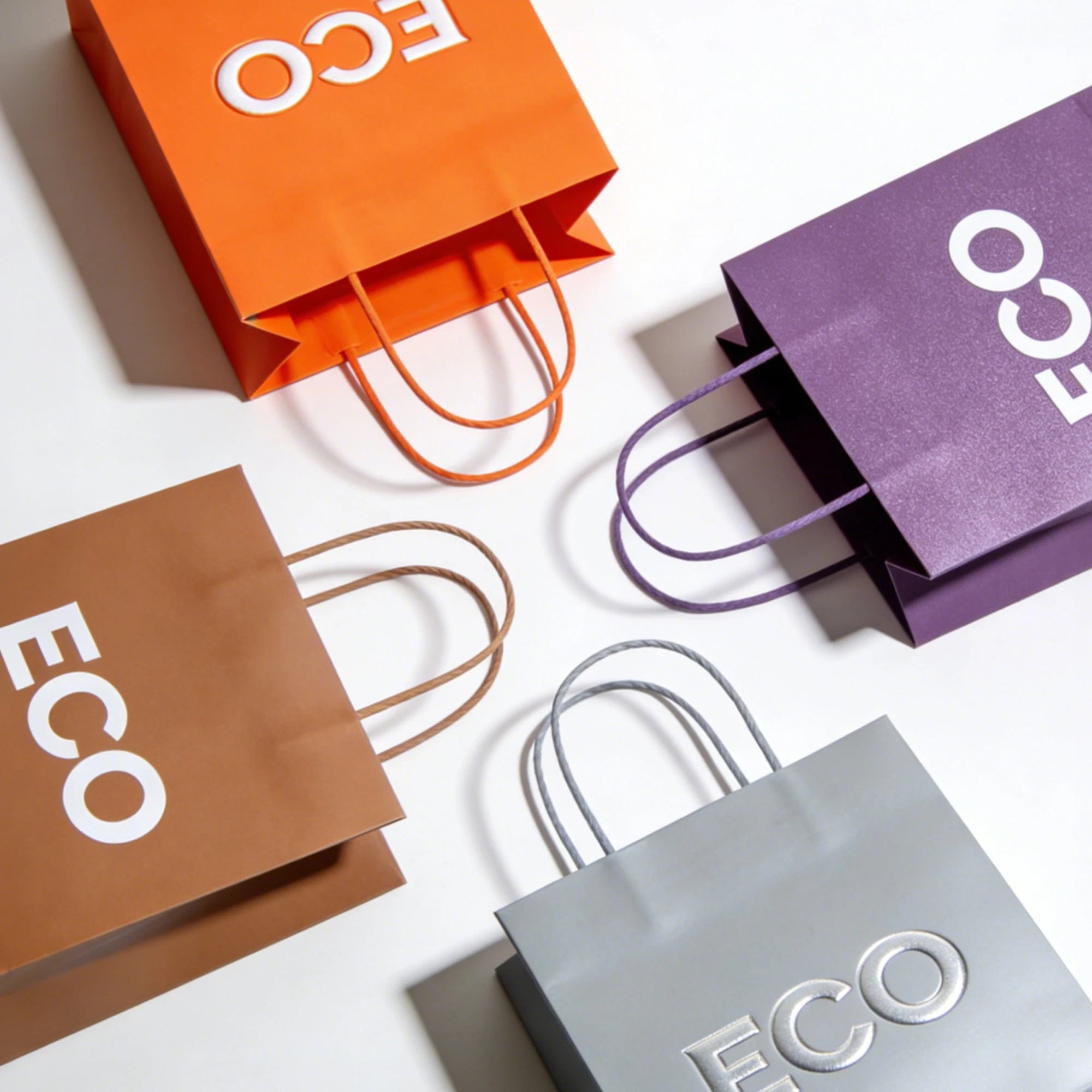 Eco Friendly Classic Paperboard Cosmetic Wedding Favor Gift Bag with Custom Logo Luxury Packaging 888J - 图片 2