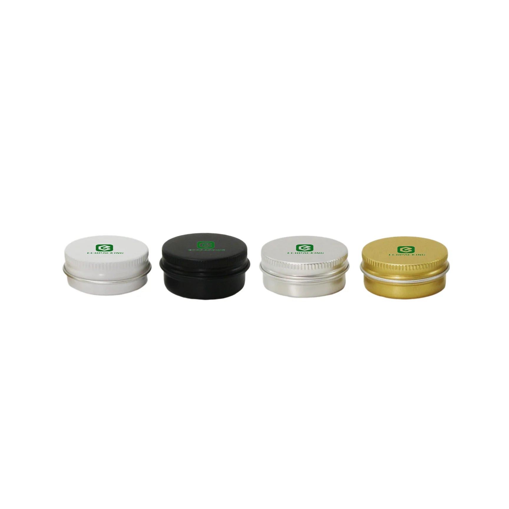 10ml Refillable Lip Balm Aluminum Tin Cans Cosmetic Jars Container With Screw Lid - 图片 6