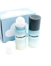 Custom Empty Perfume Roll on Glass Bottle 30ml 50ml Deodorant Glass Roll on Bottle with Box