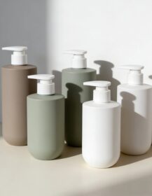 Large-Capacity Plastic Bottles 300-500ml Press-Type Shower Gel Shampoo Hand Sanitizer Skin Care Packaging