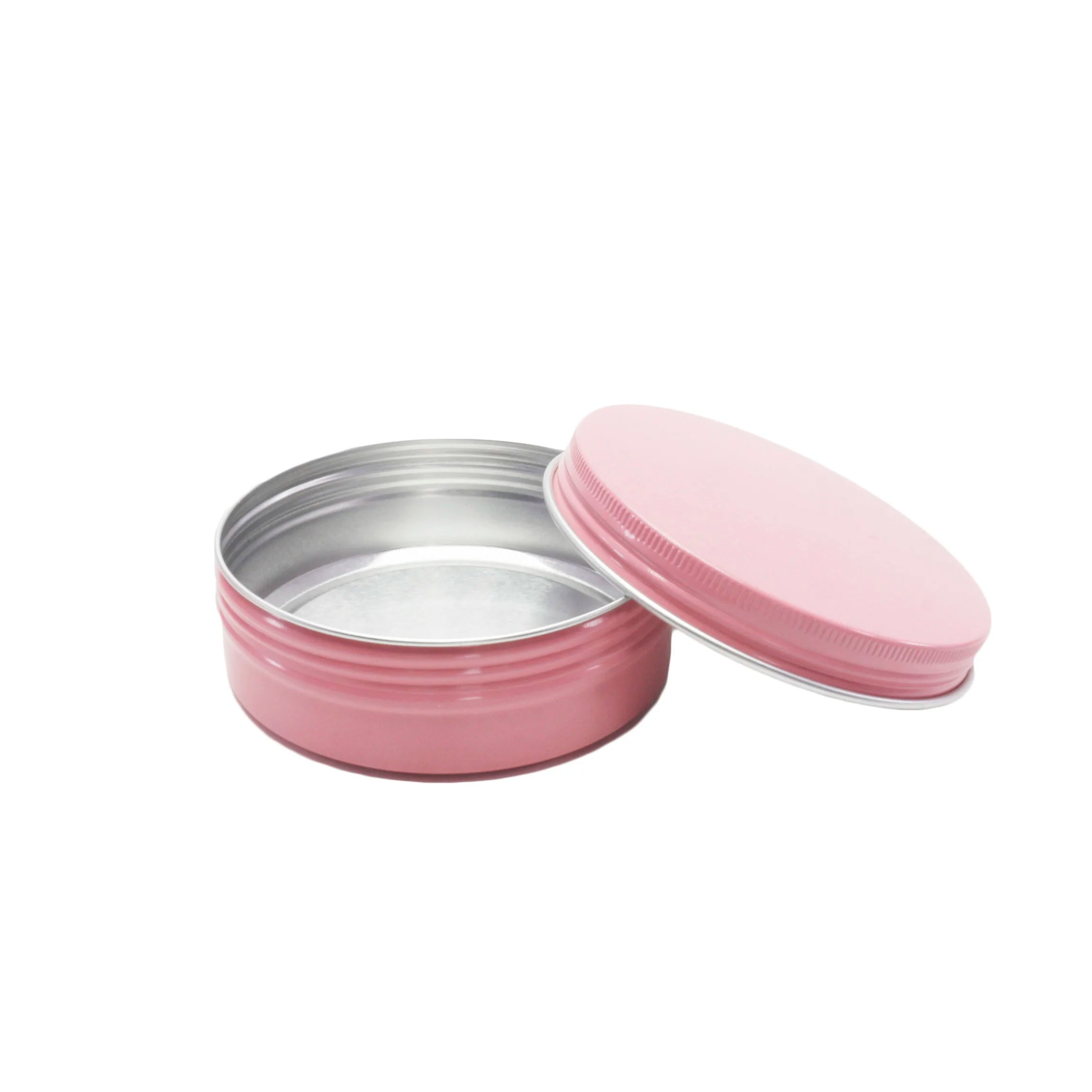 15ml 30ml 60ml Empty Pink Aluminum Round Jar Candy Tin for Lip Balm - 图片 5
