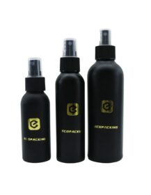 Hot Sale 30ml 50ml 100ml 150ml 200ml Fine Mist Aluminum Matte Frosted Black Spray Bottle