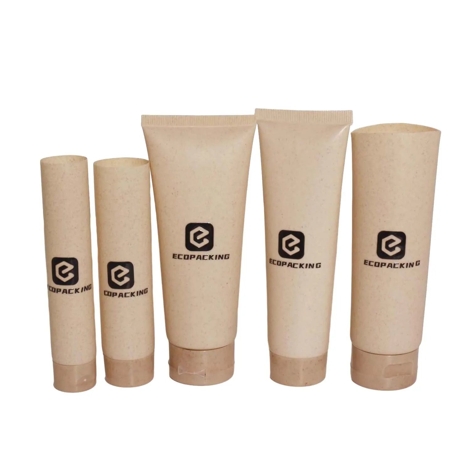 Cosmetic Packaging Sugarcane Wheat Straw Tube Biodegradable Plastic Shampoo Hand Cream Body Lotion Soft Squeeze Tube C888 - 图片 7