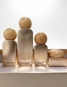 New Design Clear Amber Skin Care Set Packaging 30ml 50ml 100ml Lotion Glass Bottles Cream Glass Jar 30g 50g