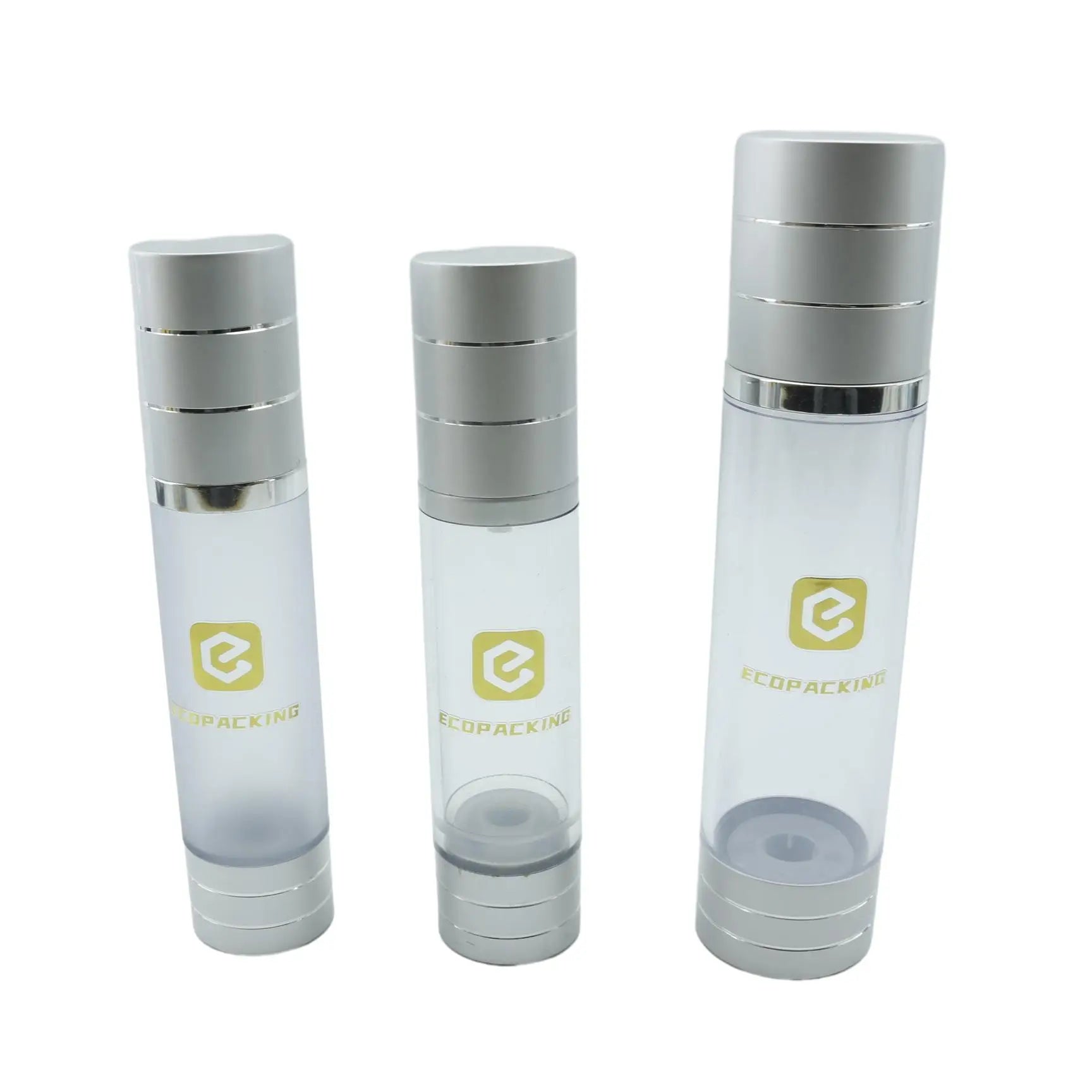 Empty Airless Serum Bottle Pump Sprayer 15ml 30ml 50ml 80ml 100ml Cosmetic Skin Care Face Cream Skincare