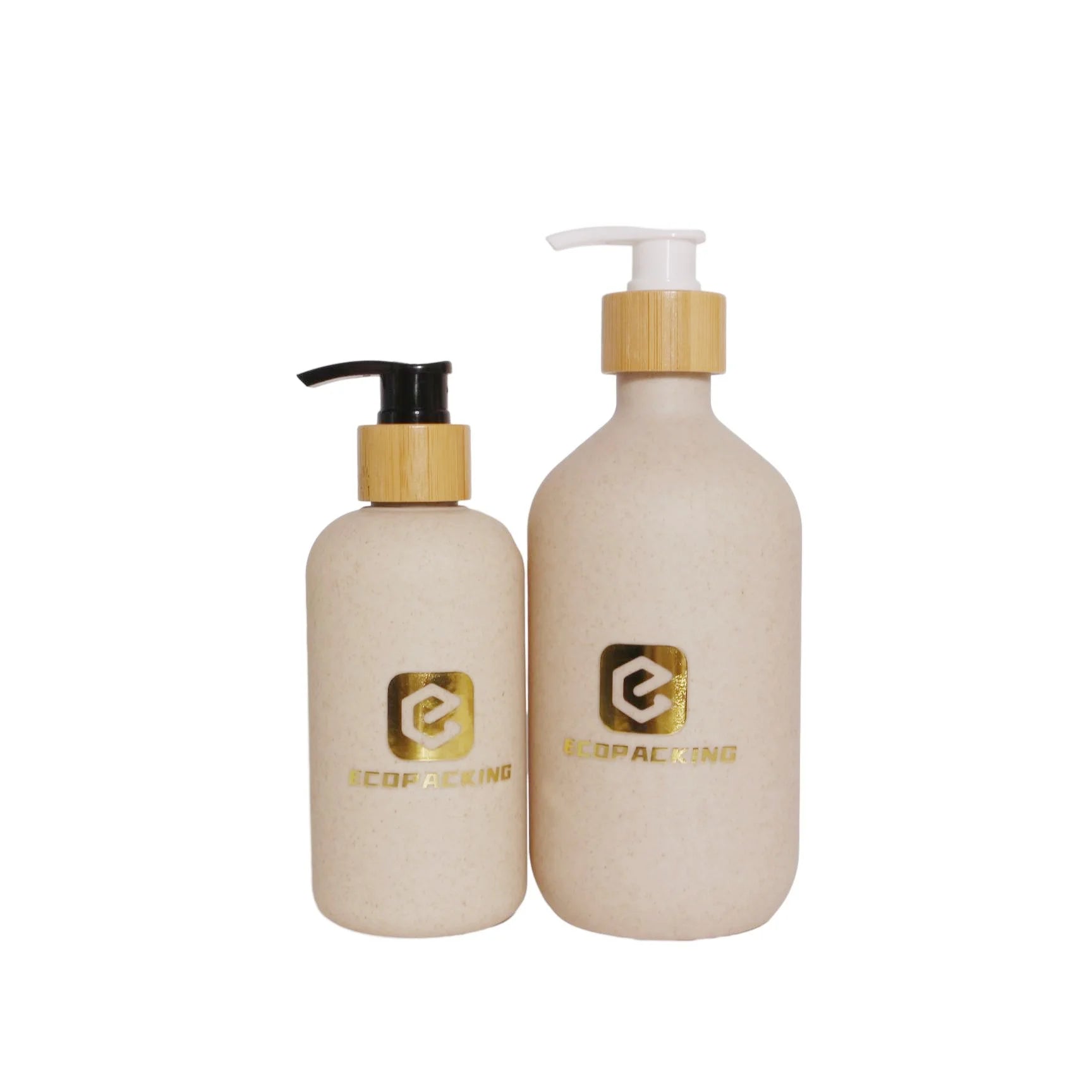 Custom Biodegradable Bottle Wheat Straw Shampoo Spray Shampoo Dispenser Bottle 100% Biodegradable PLA PBAT Bottle Available