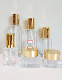 In Stock Wholesale Luxury Cylinder 30ml 50ml 100ml 120ml 30g 50g Glass Bottles and Jars for Cosmetic Package