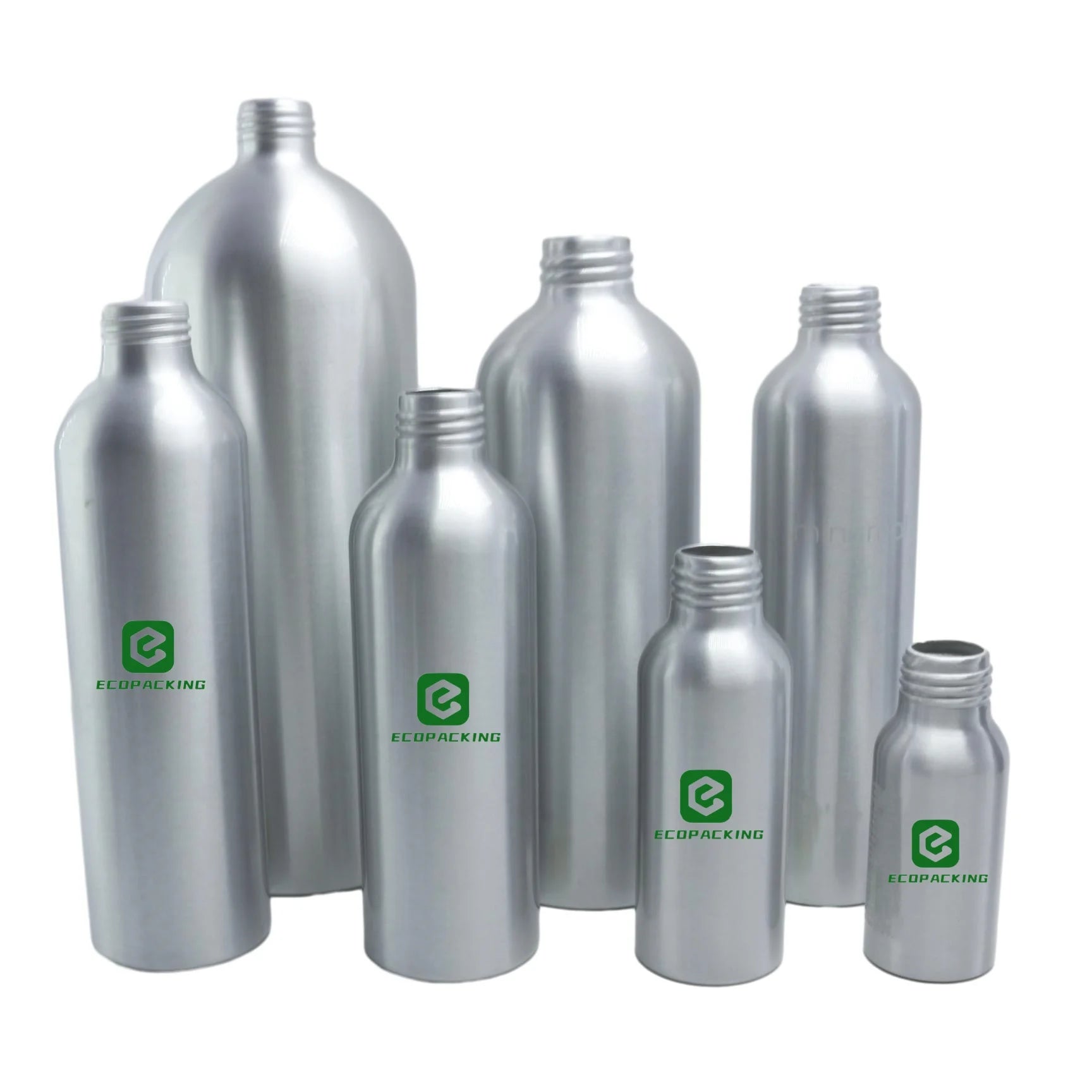 Metal Aluminum Water Spray Bottle 250ml 300ml 500ml Aluminum Skincare Bottles Pump Lotion Shampoo Essential Oil Cosmetic Bottle