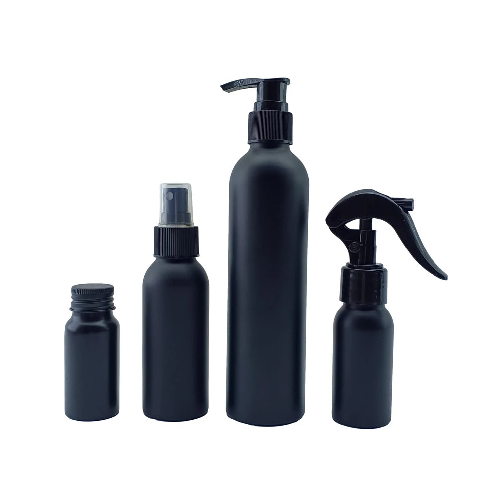 Custom 50ml 100ml 150ml 250ml 500ml Spray Trigger Bottles Empty Shampoo Refillable Aluminum Mist Spray Bottle