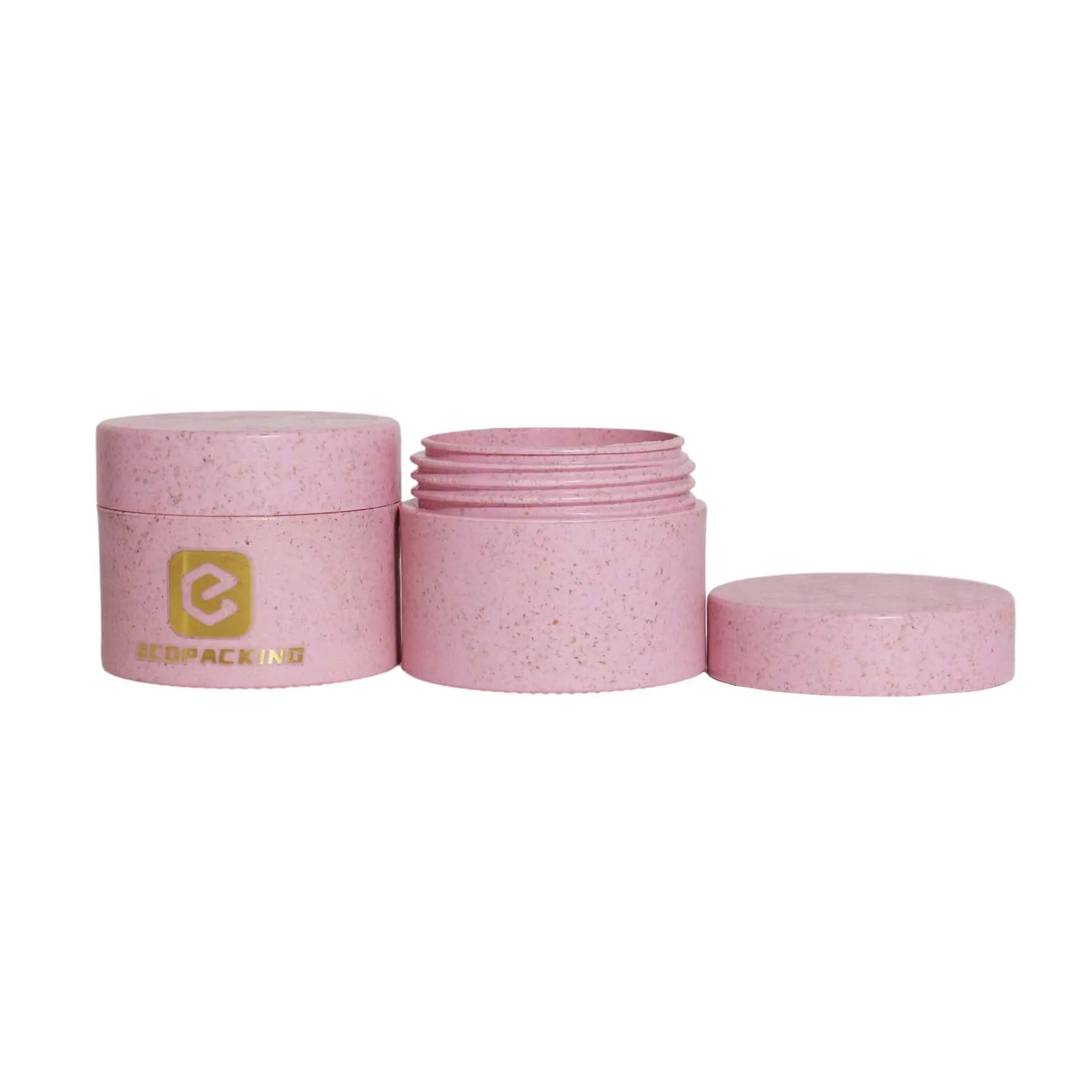 Empty Cosmetic Cream Jar Plastic Container 10ml 20ml 30ml 50ml 100ml 150ml 200ml 250ml Wheat Straw Jar - 图片 6