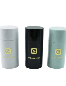 Custom Color 15g 30g 50g 75g Deodorant Stick Container Plastic Roll on Bottle Sunscreen Stick Deodorant Packaging F888