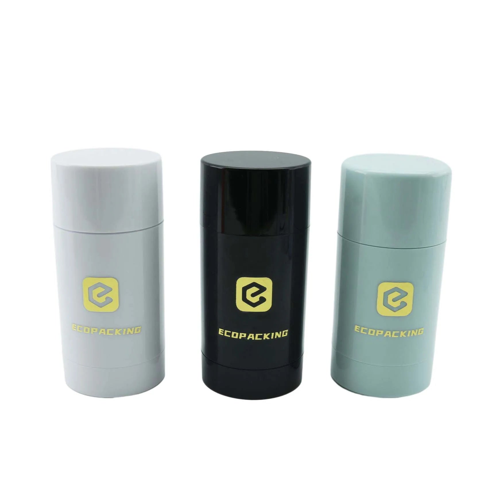 Custom Color 15g 30g 50g 75g Deodorant Stick Container Plastic Roll on Bottle Sunscreen Stick Deodorant Packaging F888