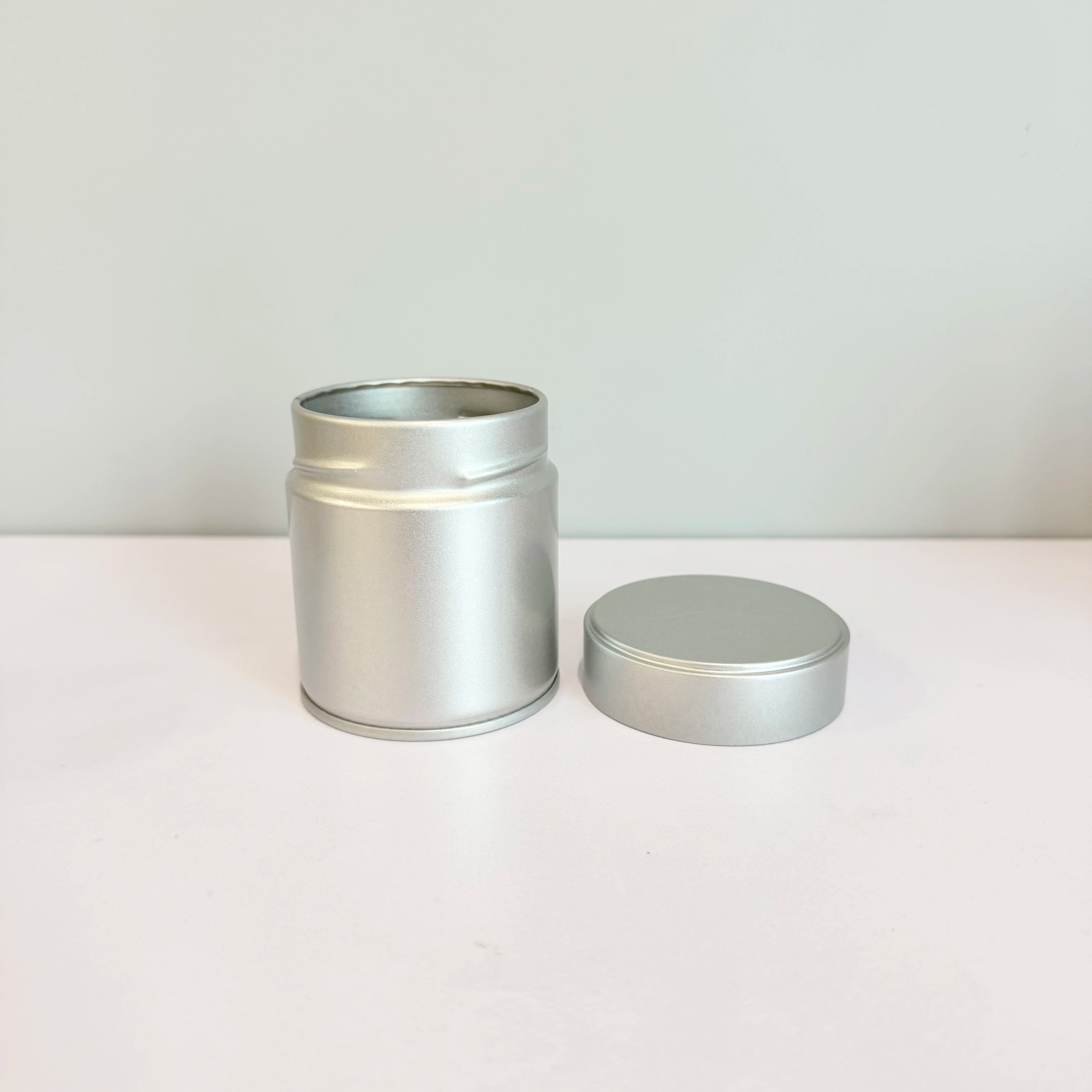 Empty Matcha Tin Cans Custom Tin Box 30g 50g 100g Coffee Tea Powder Tin Container with Screw Lid C888 - 图片 4