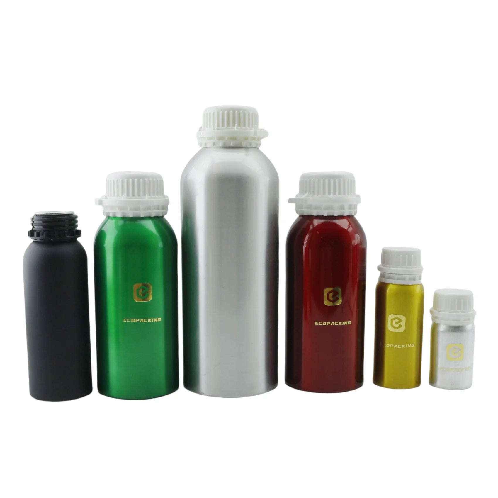 30ml 50ml 100ml 150ml 200ml 300ml 500ml 1000ml Cosmetic Aluminum Bottle with Tamperproof Lid for Essential Oil A888 - 图片 3