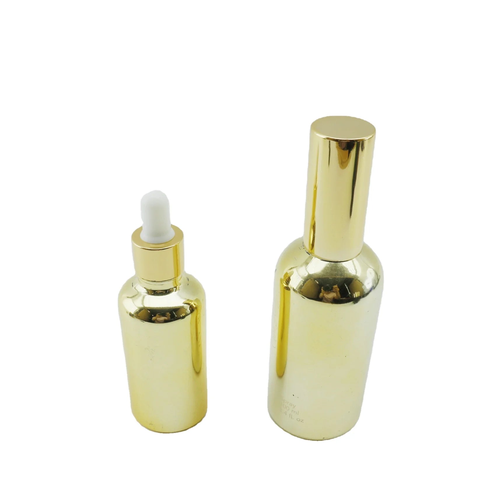 UV Gold Glass Oil Spray Bottle with Pump Mist Sprayer for Massage Oil Serum Perfume 5ml 10ml 15ml 20ml 30ml 50ml 100ml - 图片 2