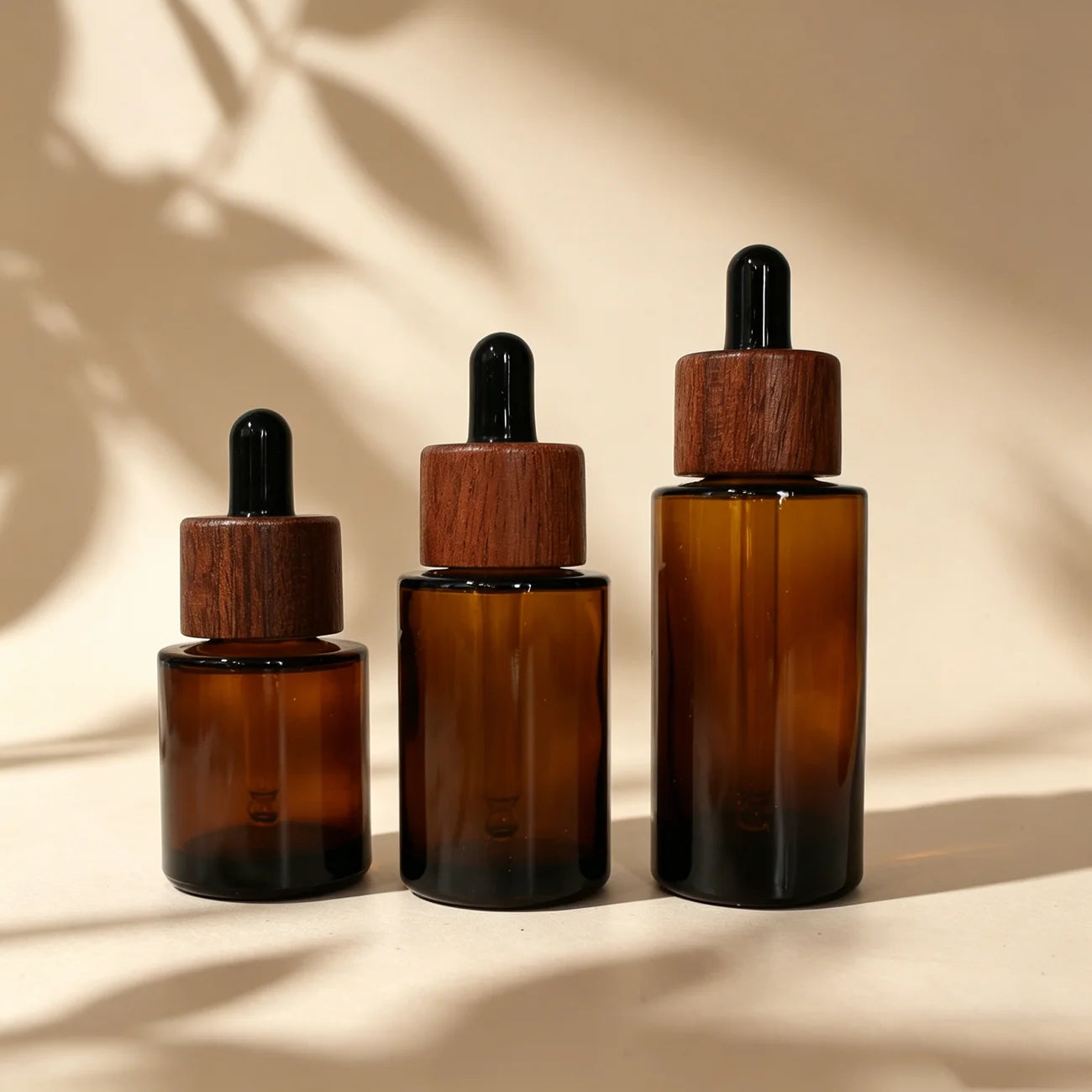 15ml 20ml 30ml Cylinder Glass Dropper Bottle Flat Shoulder Amber Glass Bottle Essential Oil Bottles - 图片 7
