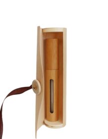 Eco Friendly Lip Gloss Tubes Empty Bamboo Wooden Bamboo Cosmetic Packaging