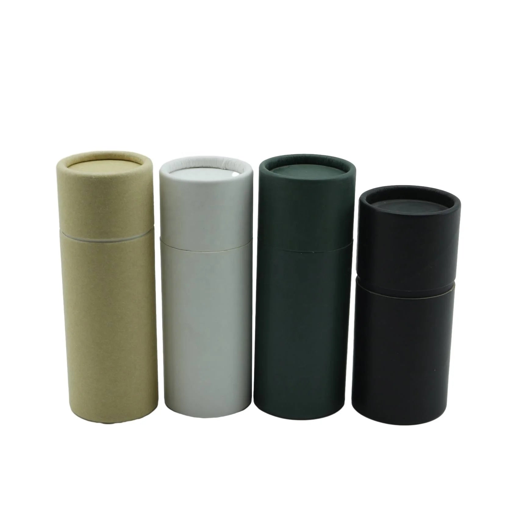 Custom OEM Eco Friendly Round Cardboard Cylinder Twist up Paper Tube for Deodorant Stick Cosmetic Balm Gift Package