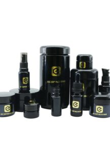 5g 15g 30g 50g 100g 200g 250g Dark ultra Violet Glass Cosmetic Toner Jar for Face Cream Glass Bottle Glass Jar