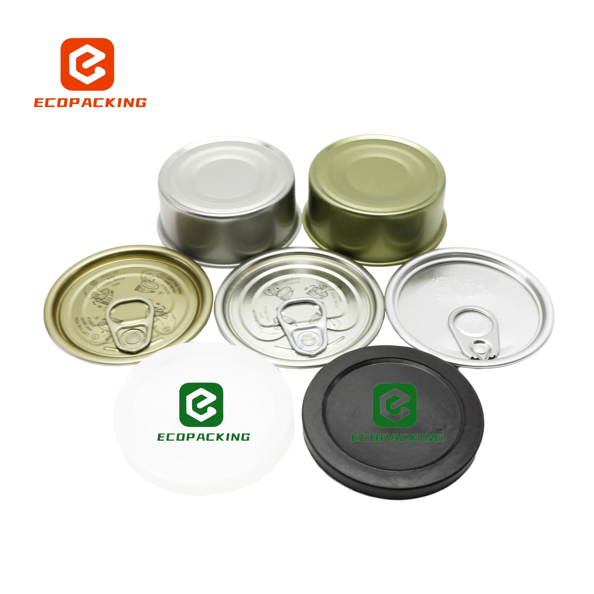 Wholesale Round Empty Tuna Meat Metal Tinplate Tin Can with Lid for Food Canning C888 - 图片 7