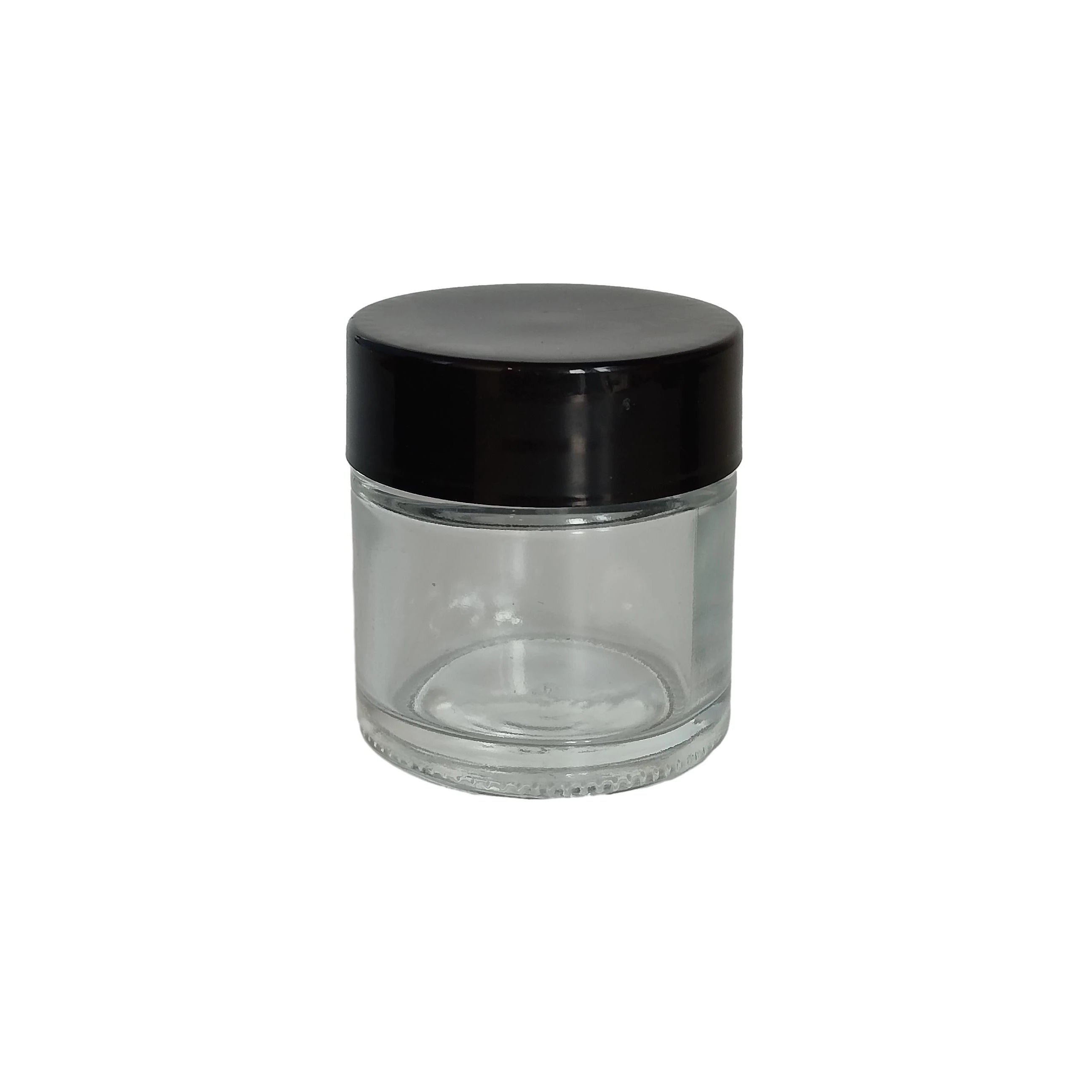 Custom Printed Empty Round Stash CRC Lid Childproof Glass Jar with Childresistant Lid 50ml 60ml 90ml 100ml 120ml 5g 1oz 2oz 3oz - 图片 4