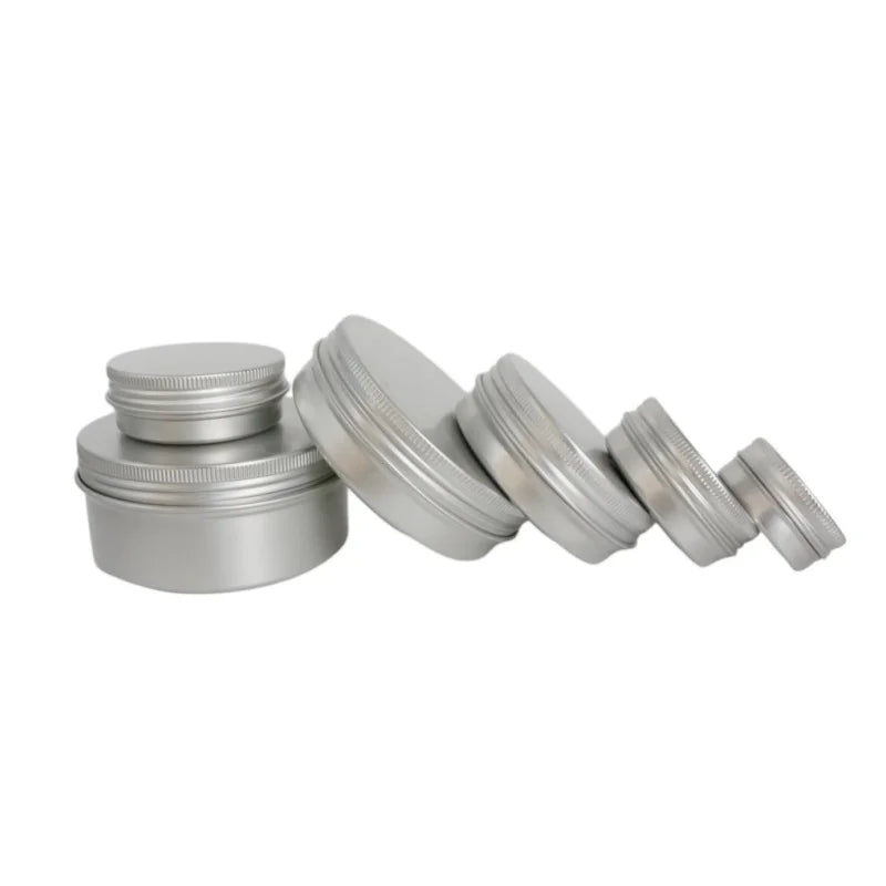 Black 5g 10g 15g 20g 30g 40g 50g 60g 80g Metal Tin Jar Wholesale Screw Cap Aluminum Tin Can for Cosmetic Packaging Box Container - 图片 4