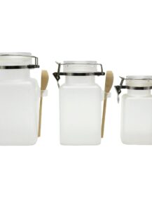 Unique Empty 100ml 200ml 300ml 500ml Custom Cosmetic Packaging ABS Plastic Jar Packaging for Bath Salt Scrub B8888