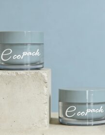 Luxury 150g 200g Blue Acrylic Cream Jar with Double Wall Design for Cosmetics Skincare Plastic Packaging
