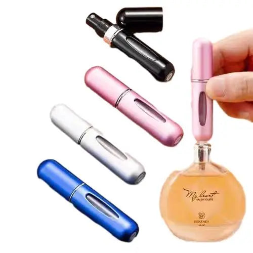 Wholesale 8ml 10m 15ml Empty Travel Size Round Shape Aluminum Refillable Spray Twist Atomizer Perfume Refills Bottle - 图片 6