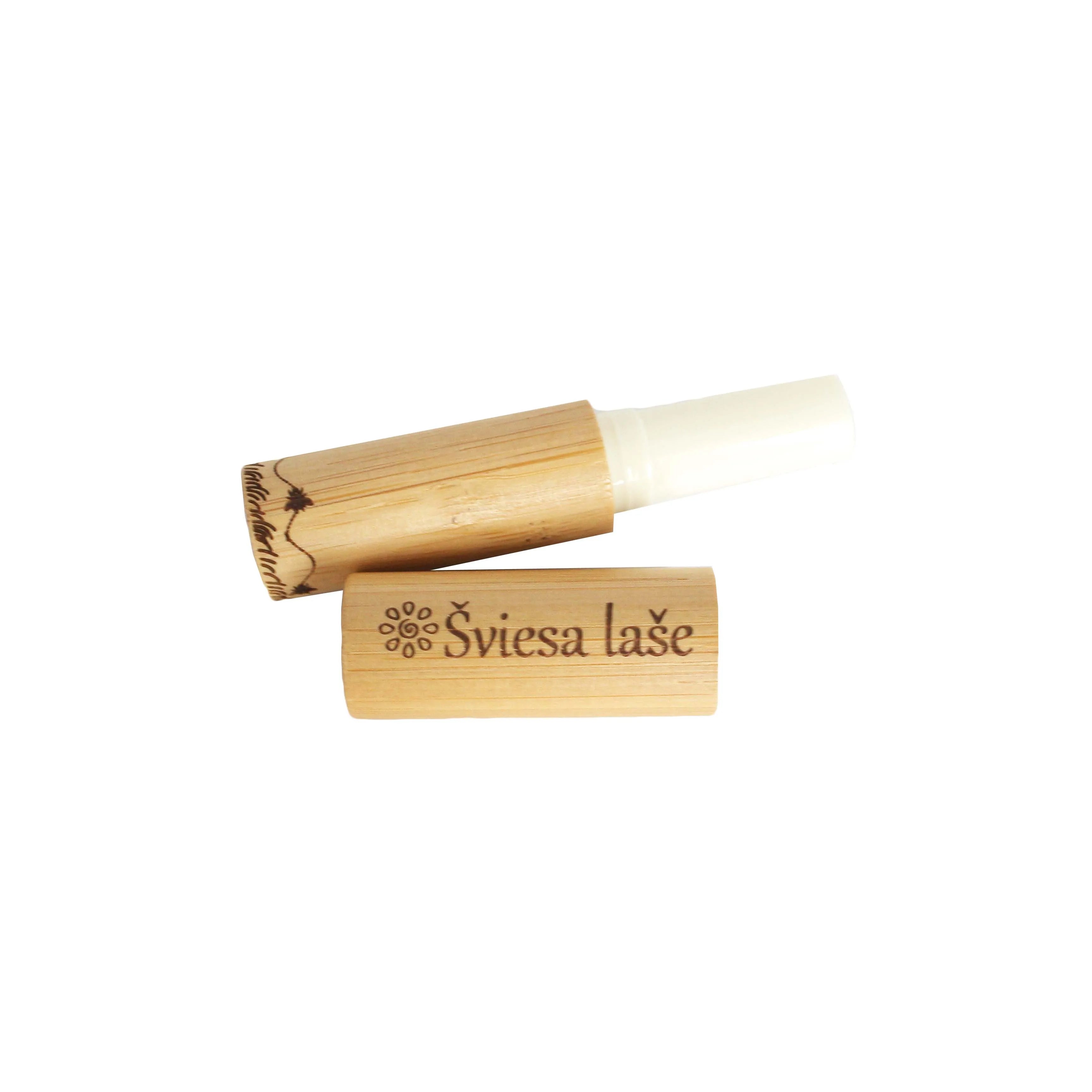 Custom Lip Balm Tubes Packaging Eco 5ml Bamboo Teist up Lipstick Tube - 图片 6